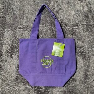 Trader Joe's Halloween Special Purple Tote bag